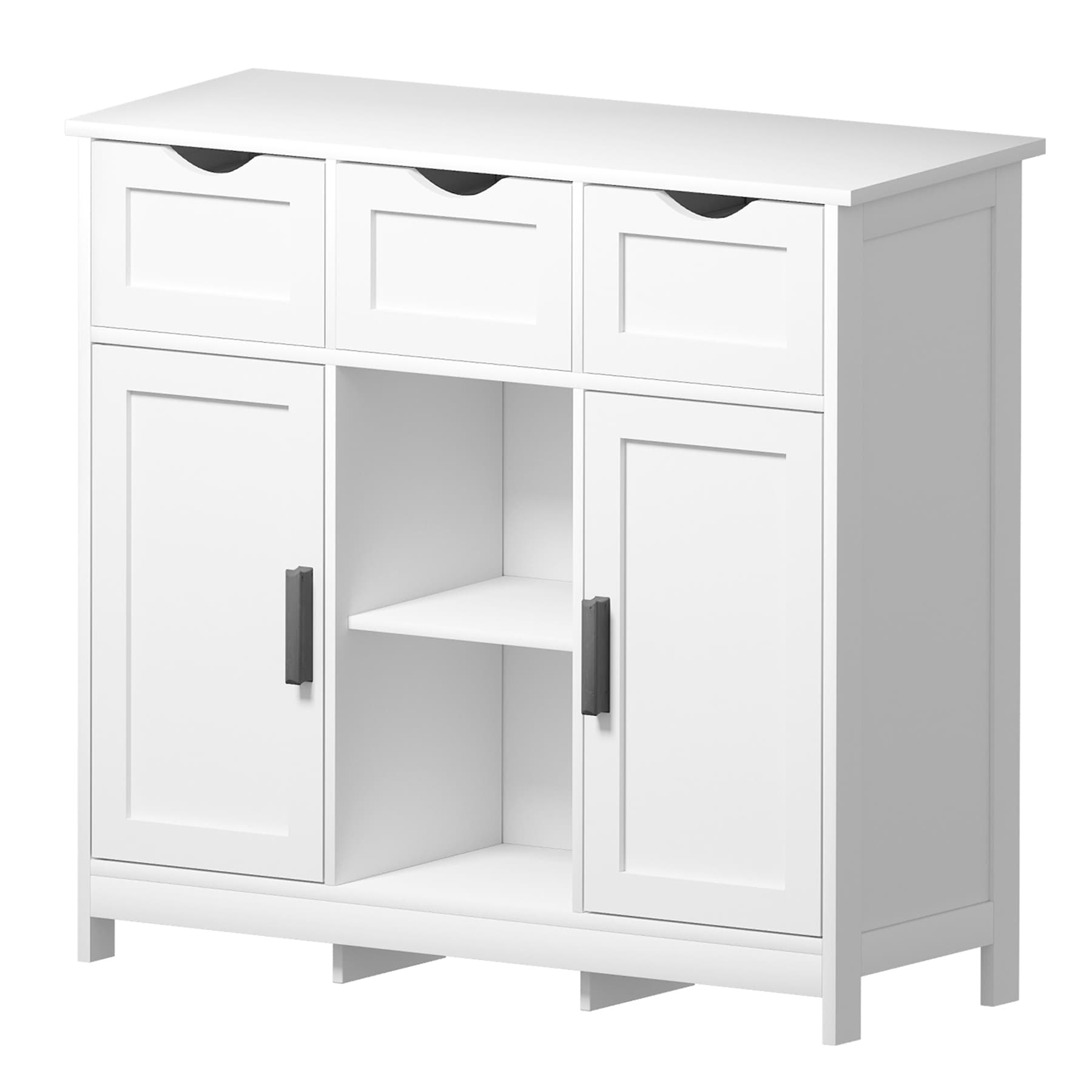 Cabinets With Drawers And Shelves, Living Room,