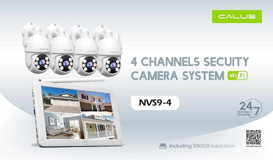 4 channels security camera system